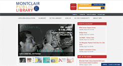 Desktop Screenshot of montclairlibrary.org