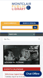 Mobile Screenshot of montclairlibrary.org